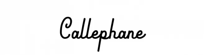 Callephane  Скачать бесплатные шрифты