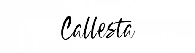 Callesta  Descarca Fonturi Gratis