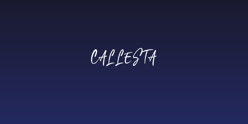 Callesta Social Header