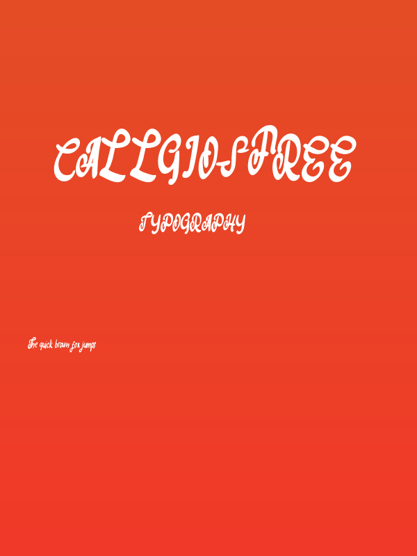 CallgiosFREE Poster