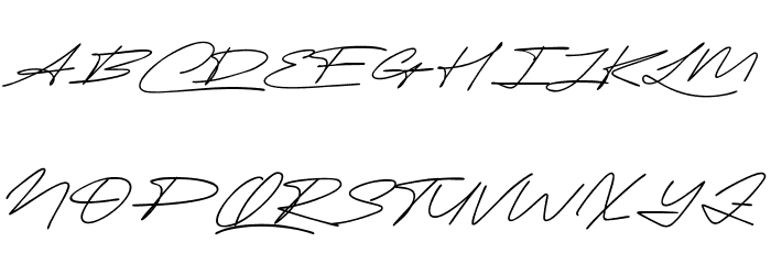 Callheart Font UPPERCASE