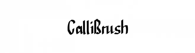 CalliBrush  フリーフォントのダウンロード