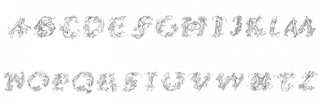CalliPsoGrafia Italic Caratteri MAIUSCOLE