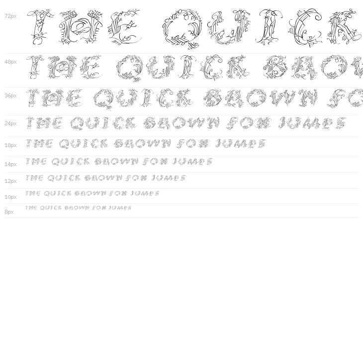 CalliPsoGrafia  Italic Waterfall