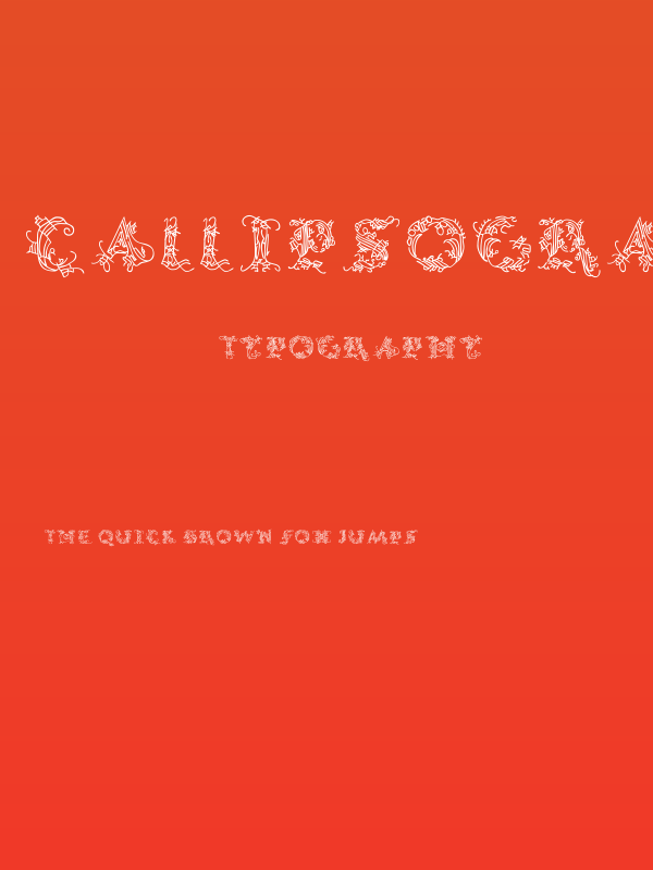 CalliPsoGrafia  Medium Poster