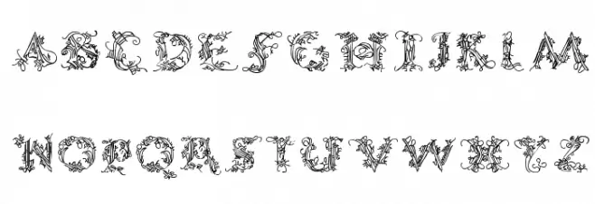 CalliPsoGrafia Medium フォント 小文字