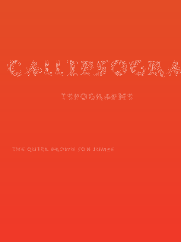 CalliPsoGrafia  Regular Poster