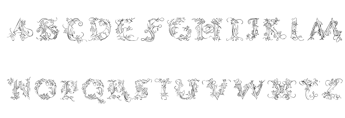 CalliPsoGrafia Regular Font LOWERCASE