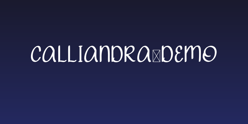 Calliandra-Demo Social Header