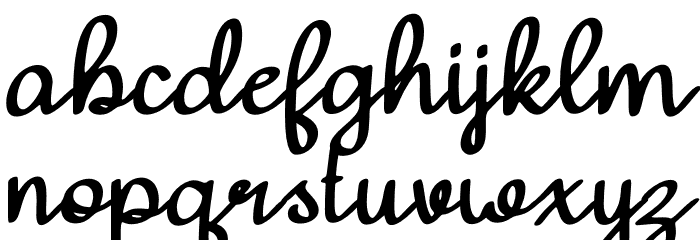 Calliandra-Demo Font LOWERCASE