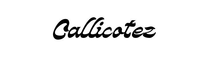 Callicotez  Frei Schriftart Herunterladen