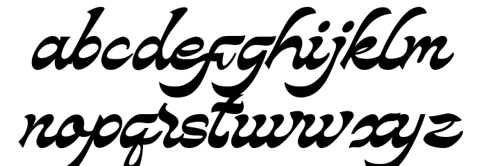 Callicotez Font LOWERCASE