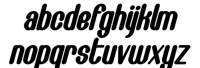 Callie-Mae Bold Italic Font LOWERCASE