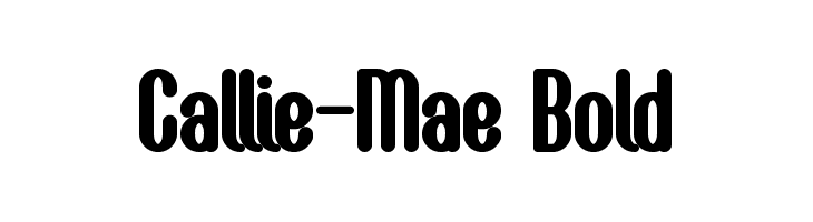 Callie-Mae Bold  フリーフォントのダウンロード