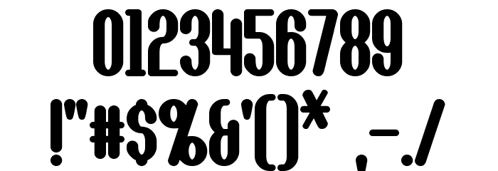 Callie-Mae Bold Font OTHER CHARS