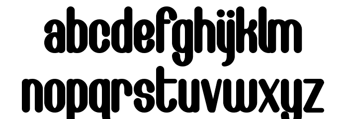 Callie-Mae Bold Font LOWERCASE