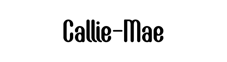 Callie-Mae  フリーフォントのダウンロード