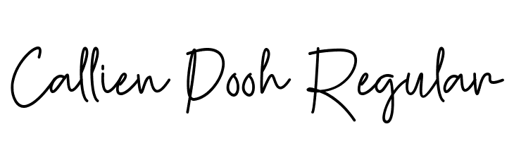 Callien Pooh Regular  नि: शुल्क फ़ॉन्ट्स डाउनलोड