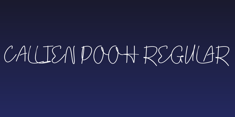 Callien Pooh Regular Social Header