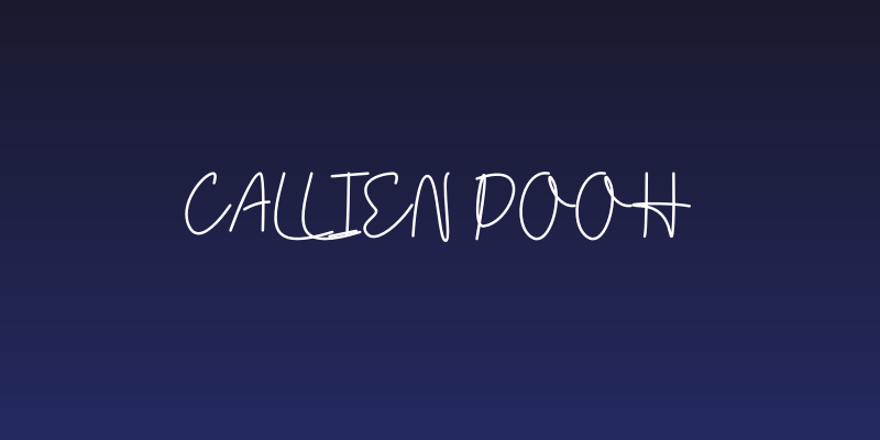 Callien Pooh Social Header