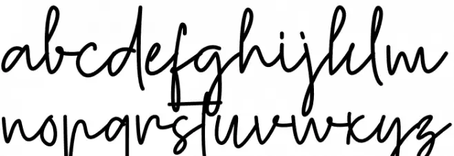 Callien Pooh Font LOWERCASE