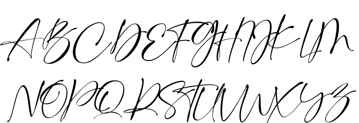 Callient Font UPPERCASE