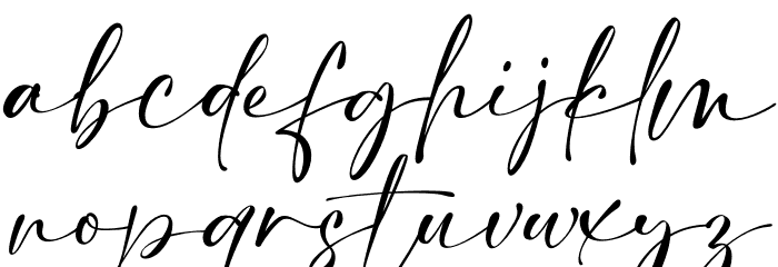 Callient Font LOWERCASE