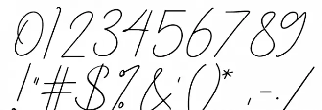 Callifornia Signature Schriftart Anderer Schreiben