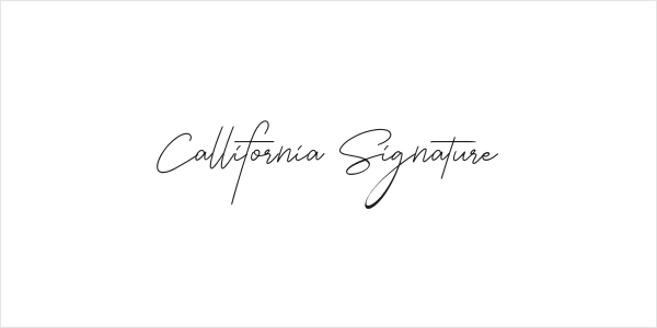 Callifornia Signature Logo