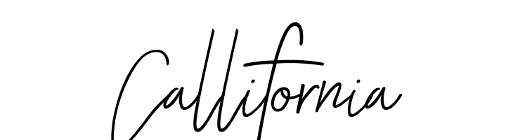 Callifornia Font - FFonts.net
