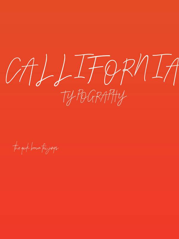 Callifornia Poster