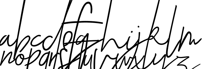 Callifornia Font LOWERCASE