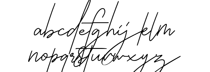 Callifornia Font LOWERCASE