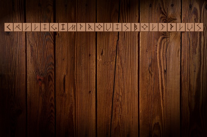 CalligImprovis-BoldPlus Font examples