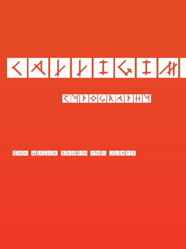 CalligImprovis-BoldPlus Poster