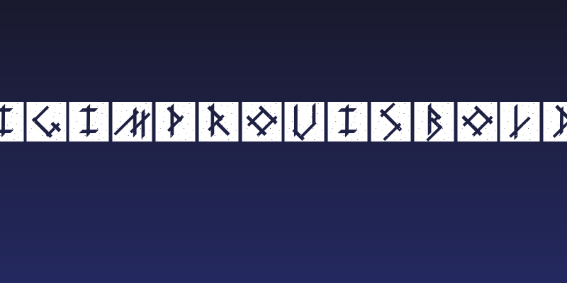 CalligImprovis-BoldPlus Social Header