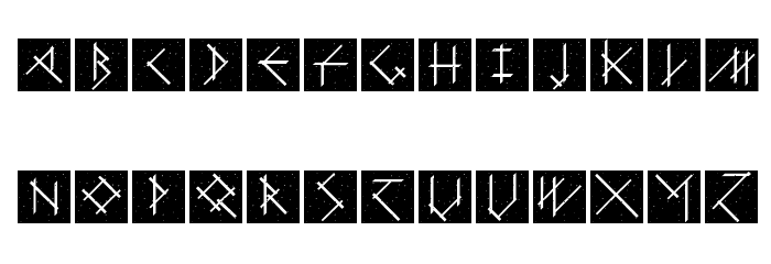 CalligImprovis-BoldPlus Font LOWERCASE