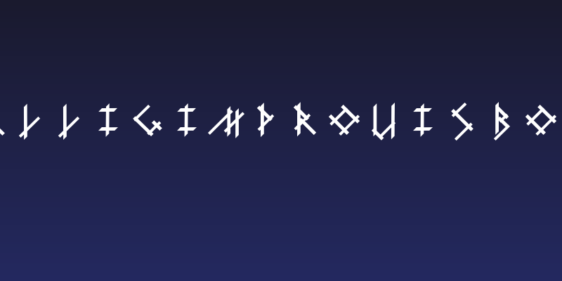 CalligImprovis-Bold Social Header