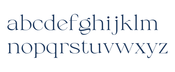 Calliga Regular Lowercase