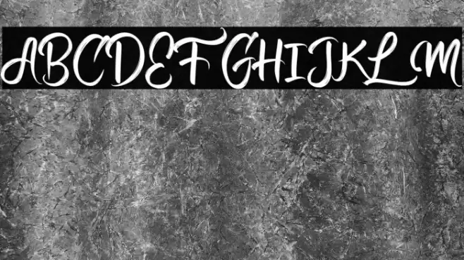 Calligra Marriage  Regular Font examples