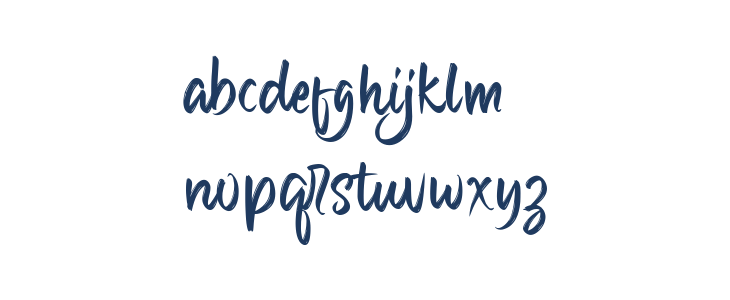 Calligra Marriage  Regular Lowercase