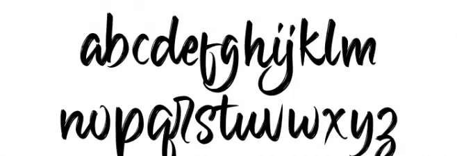 CalligraMarriage-Regular Fuentes MINÚSCULAS