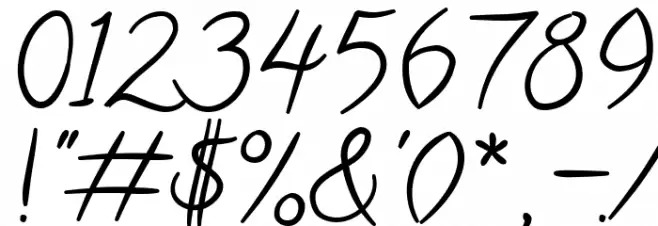Calligraffiti Font OTHER CHARS