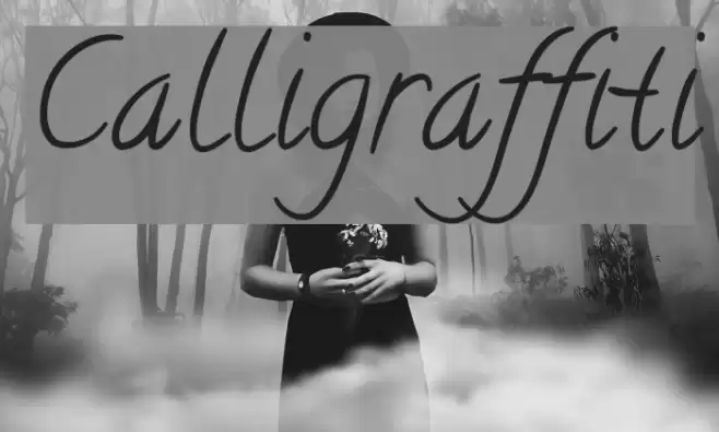 Calligraffiti Font examples