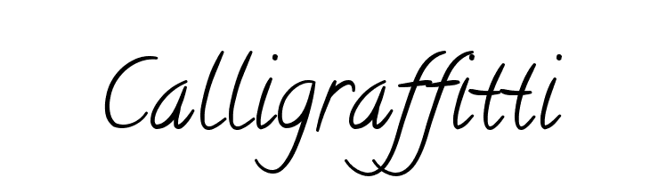 Calligraffitti  フリーフォントのダウンロード
