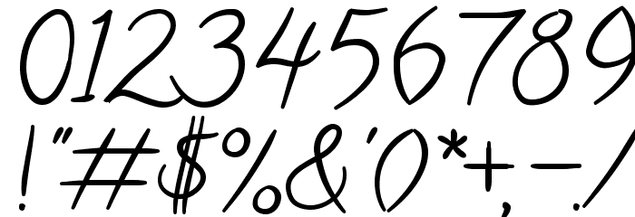 Calligraffitti Font OTHER CHARS
