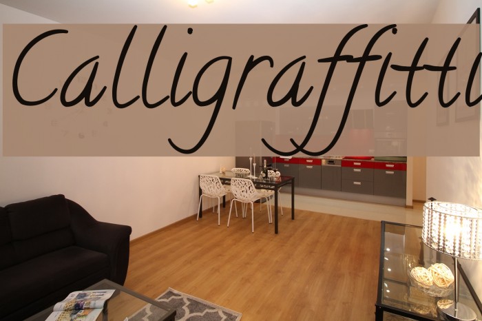 Calligraffitti Font examples