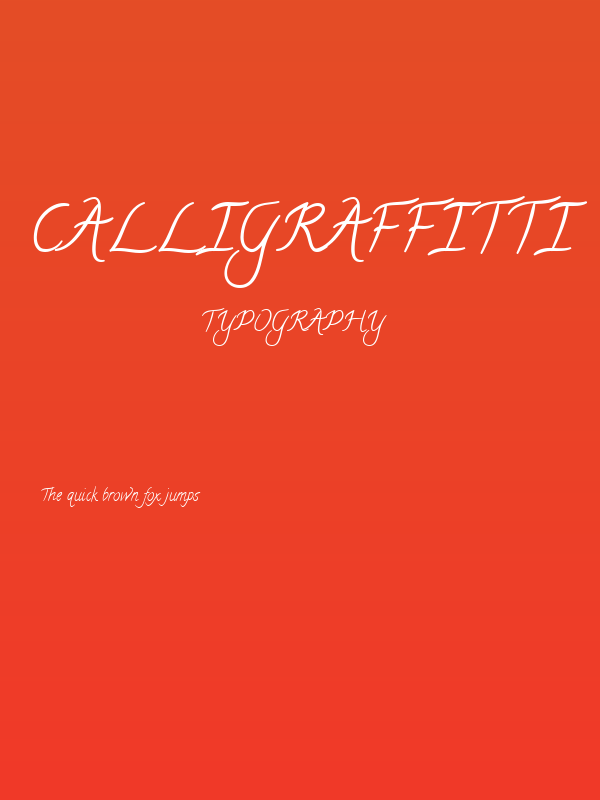 Calligraffitti Poster