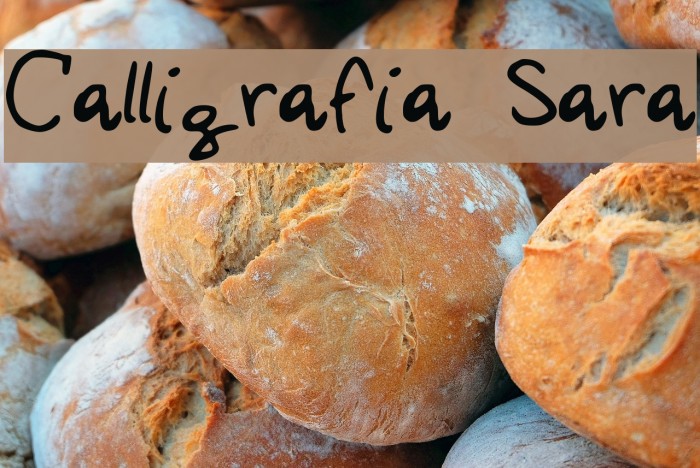 Calligrafia Sara Example 3
