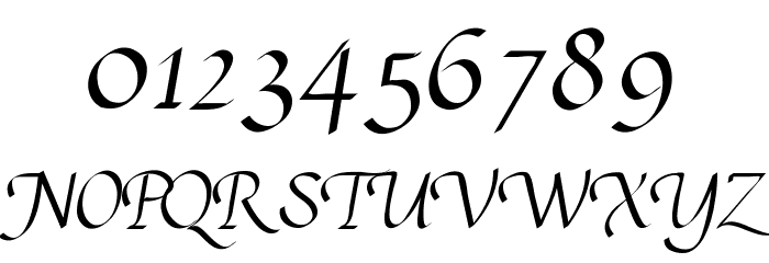Calligram Personal Font OTHER CHARS
